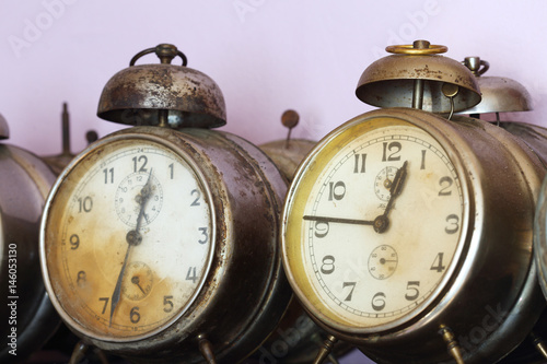 vintage alarm clocks