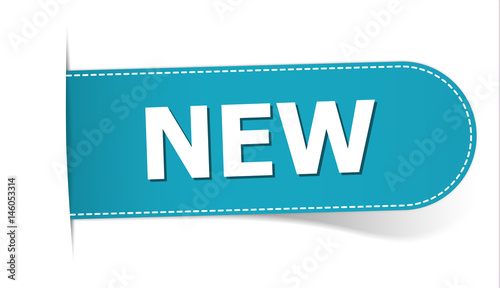 NEW - blue banner