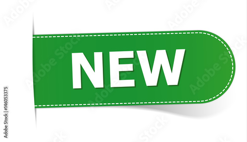NEW - green banner