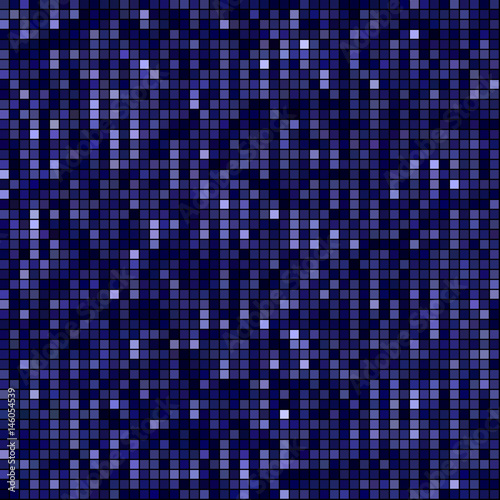 Abstract seamless pattern of pixels. Texture appliqued stars shining rain falling water . Vector illustration.