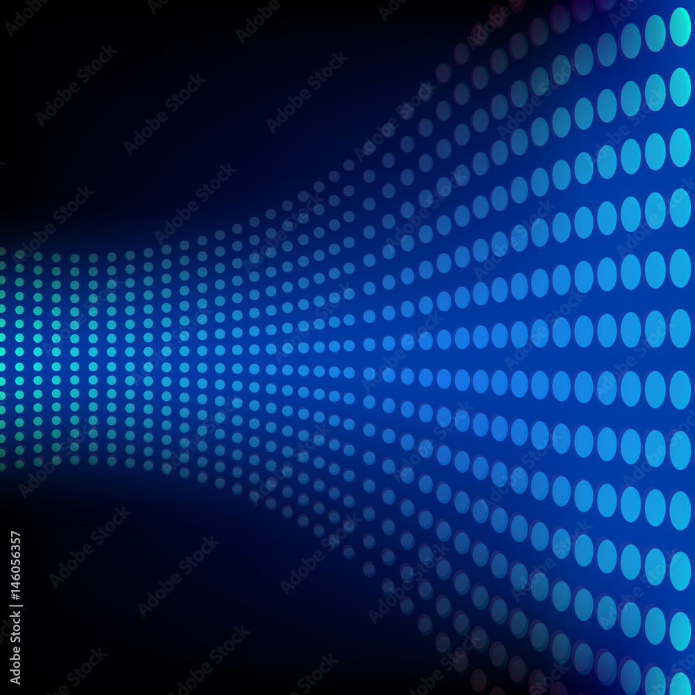 Abstract background of circles forming a tape in perspective. Vector illustration. Abstract background of circles forming a tape in perspective. Vector illustration.
