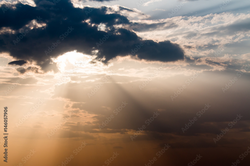 colorful dramatic sky with cloud at sunset colorful dramatic sky with cloud at sunset