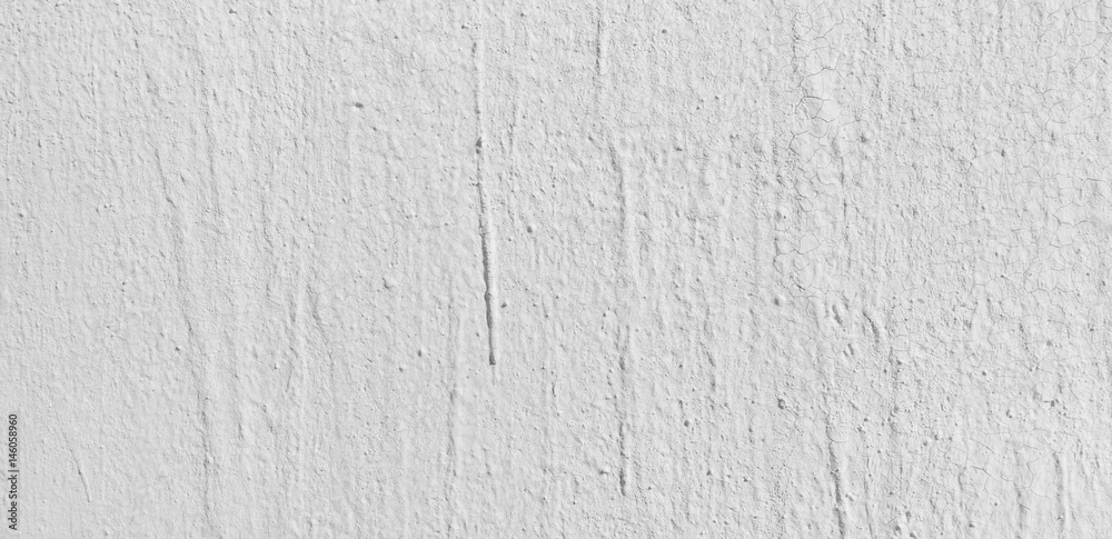 Fototapeta premium White plaster wall background, abstract pattern.