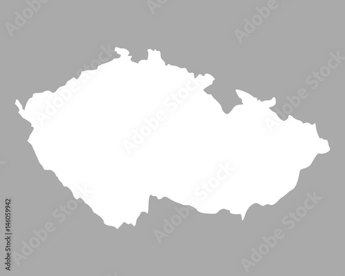 Karte von Tschechien