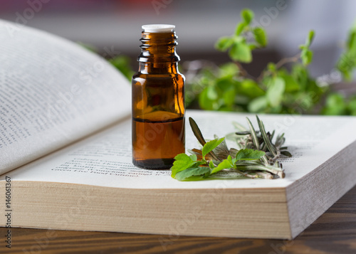 Essential oil and aromatherapy book photo