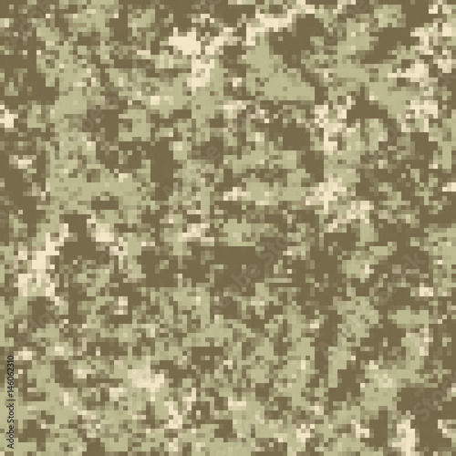 Vector illustration of digital camouflage pattern © natrot