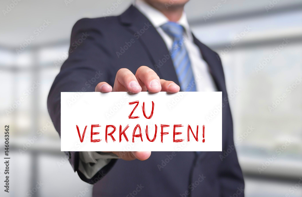 ZU VERKAUFEN! Stock-Foto | Adobe Stock