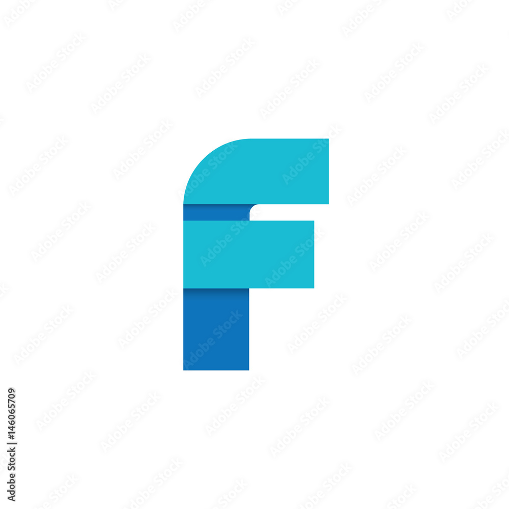 Initial Letter F Swoosh Logo Initial Letter F Swoosh Logo