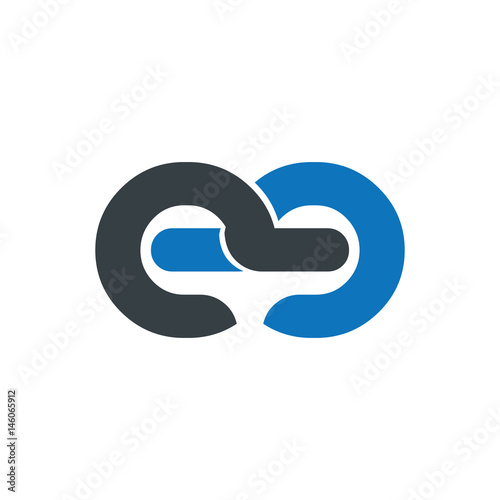 Initial Letter EE Rounded Lowercase Logo
