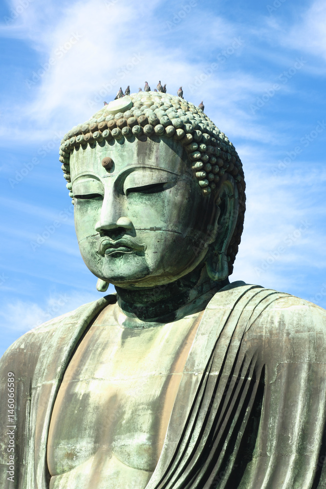 great buddha (Daibutsu) sculpture of Kamakura city great buddha (Daibutsu) sculpture of Kamakura city