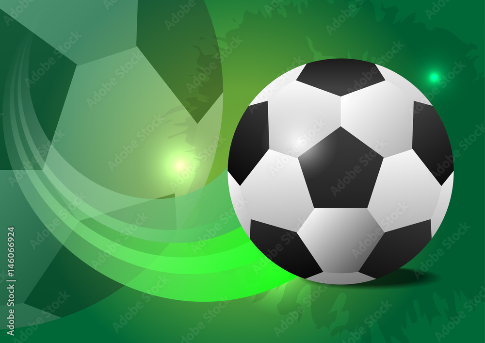 Creative soccer vector design ball concept Creative soccer vector design ball concept