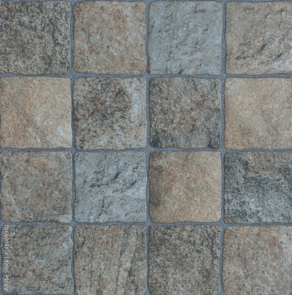 Obraz premium Abstract pattern, geometric shapes, ceramic tile, mosaic