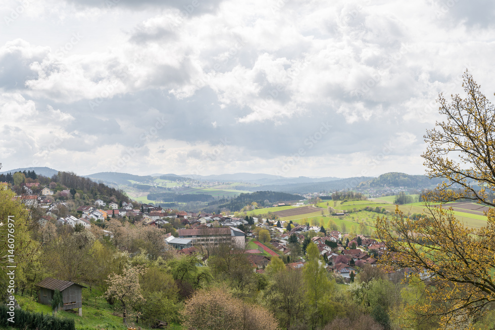 Panorama bei Schönberg im Bayerischen Wald Panorama bei Schönberg im Bayerischen Wald