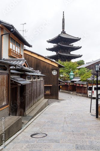 Yasaka Pagoda and Sannen Zaka Street in Kyoto
