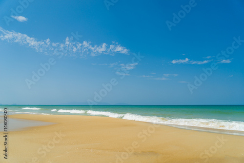 The beach in Hoi An Vietnam