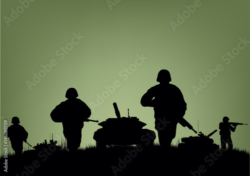 Soldiers on the performance of combat operations.