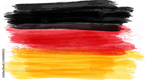 Grunge flag of Germany