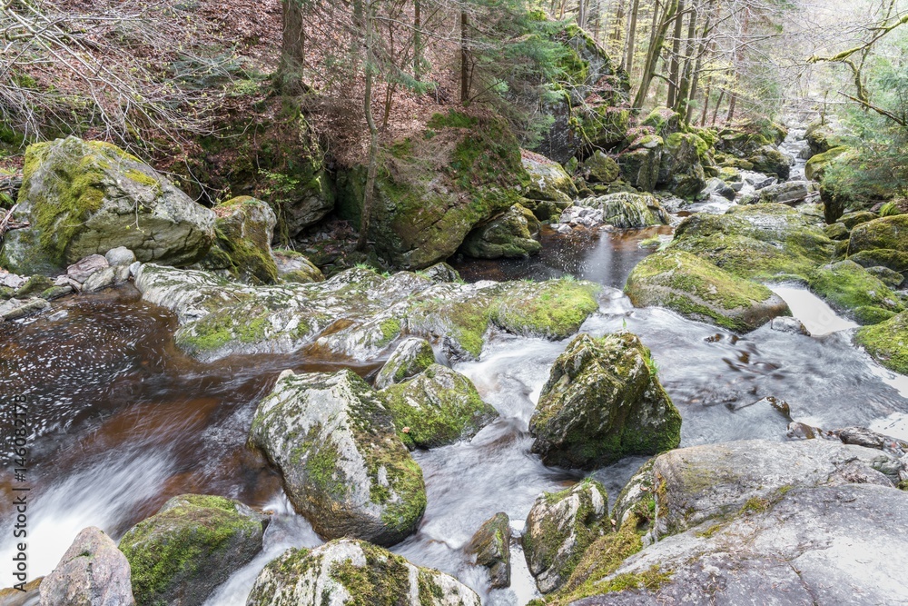 Steinklamm in Spiegelau im Bayerischen Wald Steinklamm in Spiegelau im Bayerischen Wald