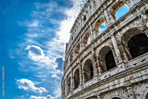 Colosseo, Coliseum, Sky, Cloud, Rome, Lazio, Italy, Europe