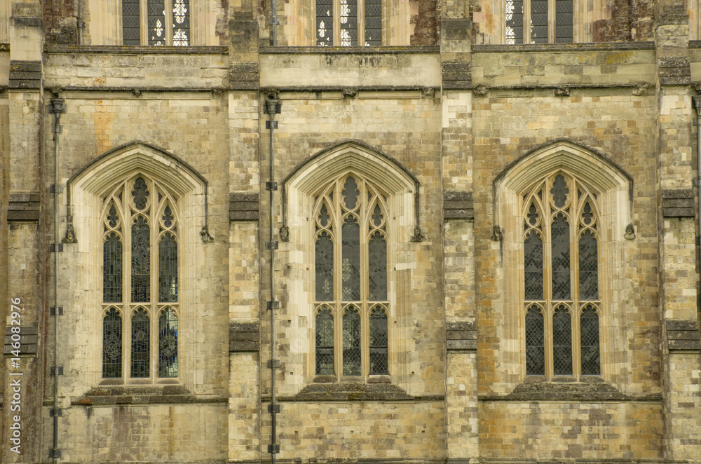 Side of Winchester Cathedral