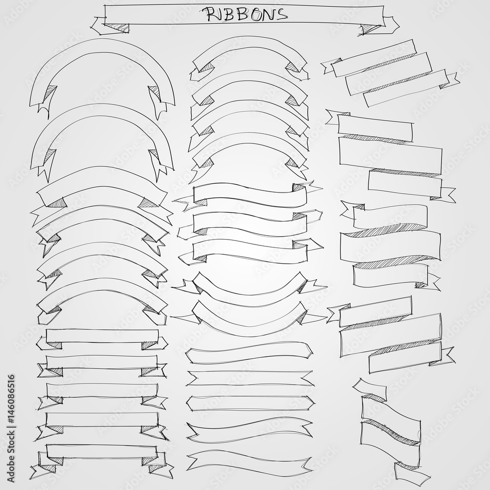 ribbon sketch ribbon sketch
