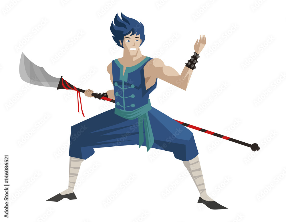Anime Strength Djinn Barbados Spear (Back) | Roblox Item - Rolimon's