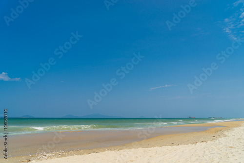 The beach in Hoi An Vietnam