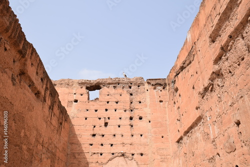 Ramparts of Badii castle-Marrakech