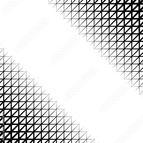 Background with gradient of triangle shaped cells grid