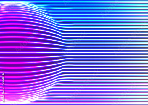 Neon lines background with glowing 80s new retro vapor wave style