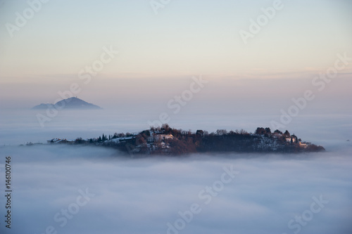 A sea of fog