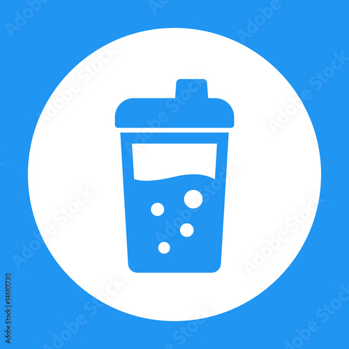 Sport shaker icon over white