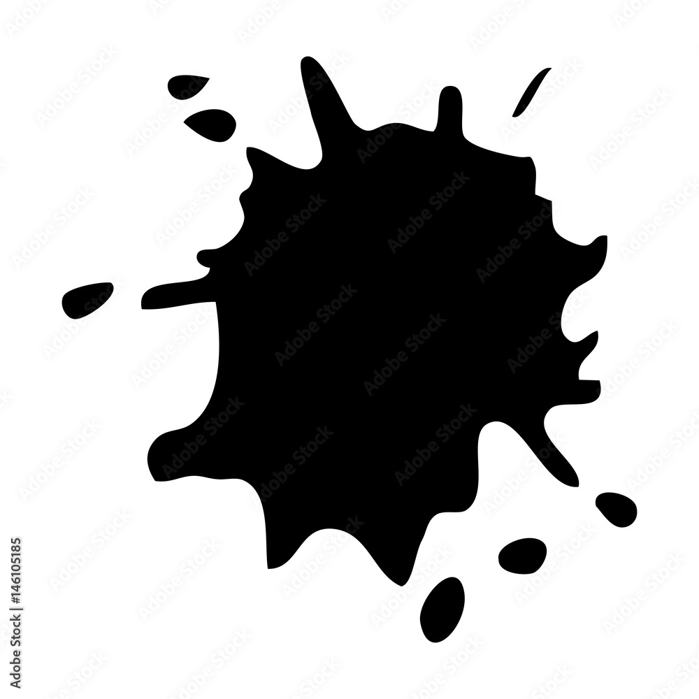 painting splash icon over white background. vector illustration painting splash icon over white background. vector illustration