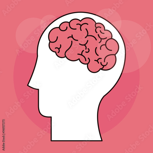 human head mind vector illustration vector illustration design