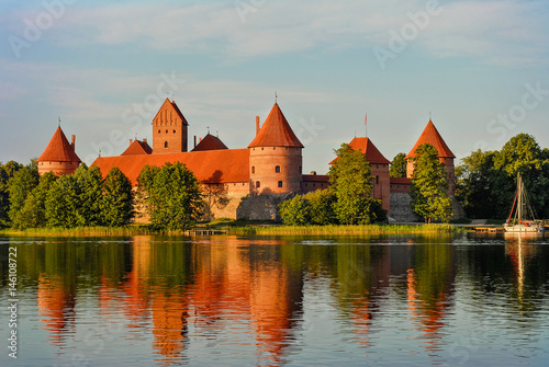 Trakai Island Castle - a popular tourist destination in Lithuania