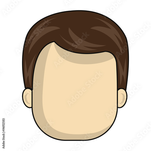 young man avatar character vector illustration design