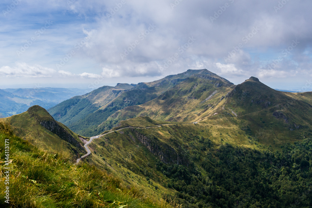 View of Puy Mary, Auvergne, France