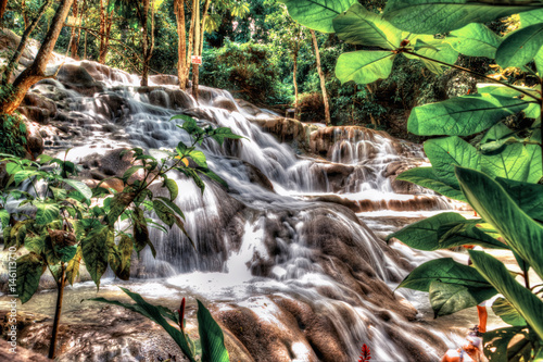 Dunn's River Falls in Jamaica photo