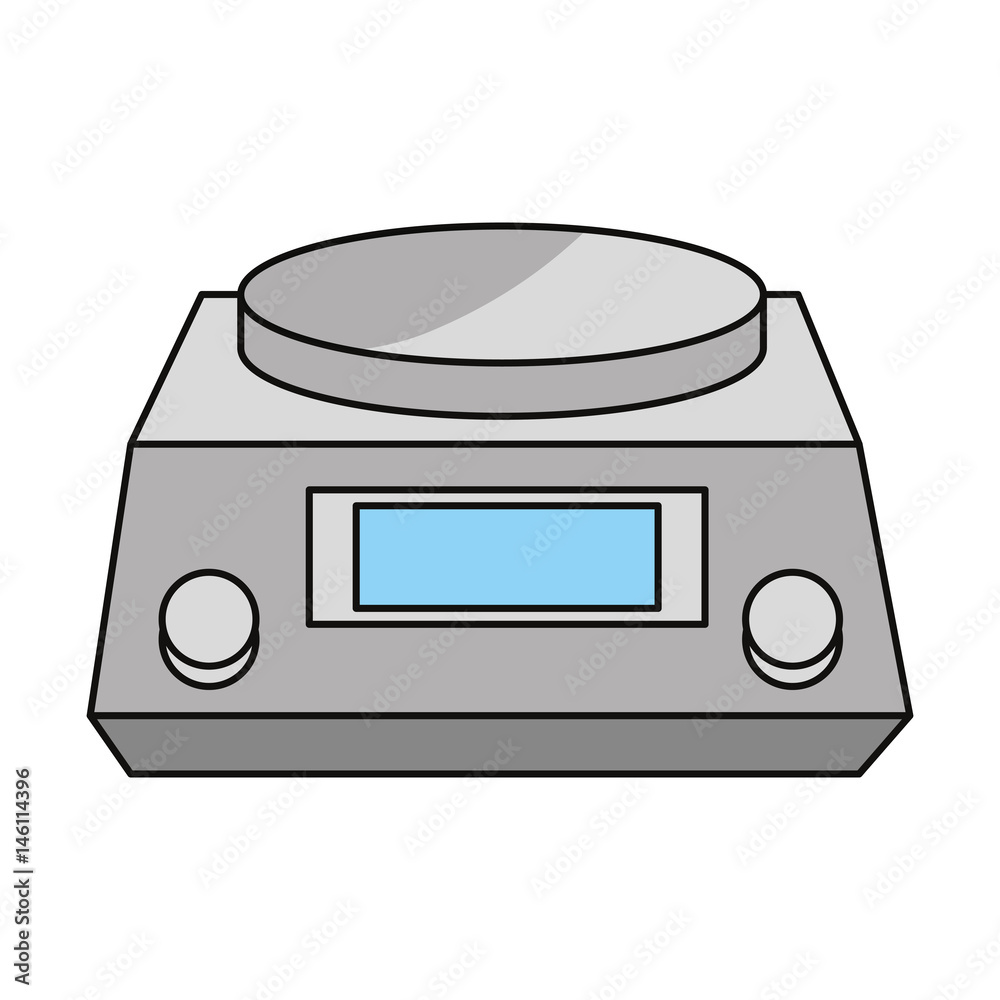 Fototapeta premium gramer scale isolated icon vector illustration design