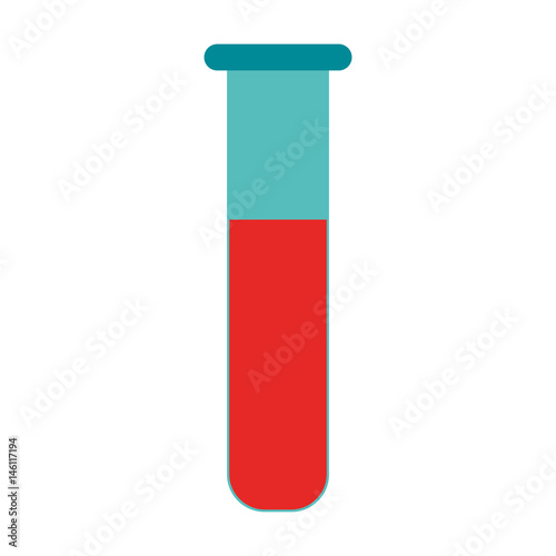 tube test medical isolated icon vector illustration design
