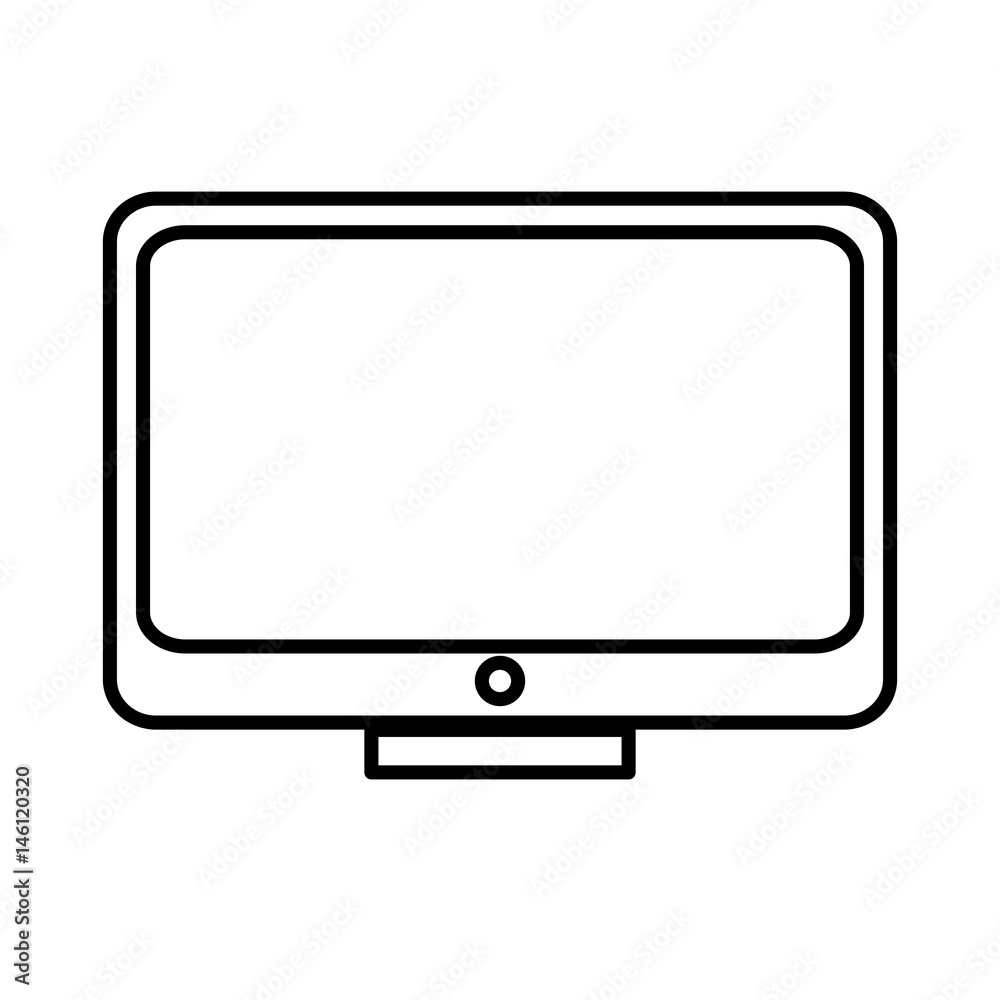 computer desktop with template icon vector illustration design computer desktop with template icon vector illustration design