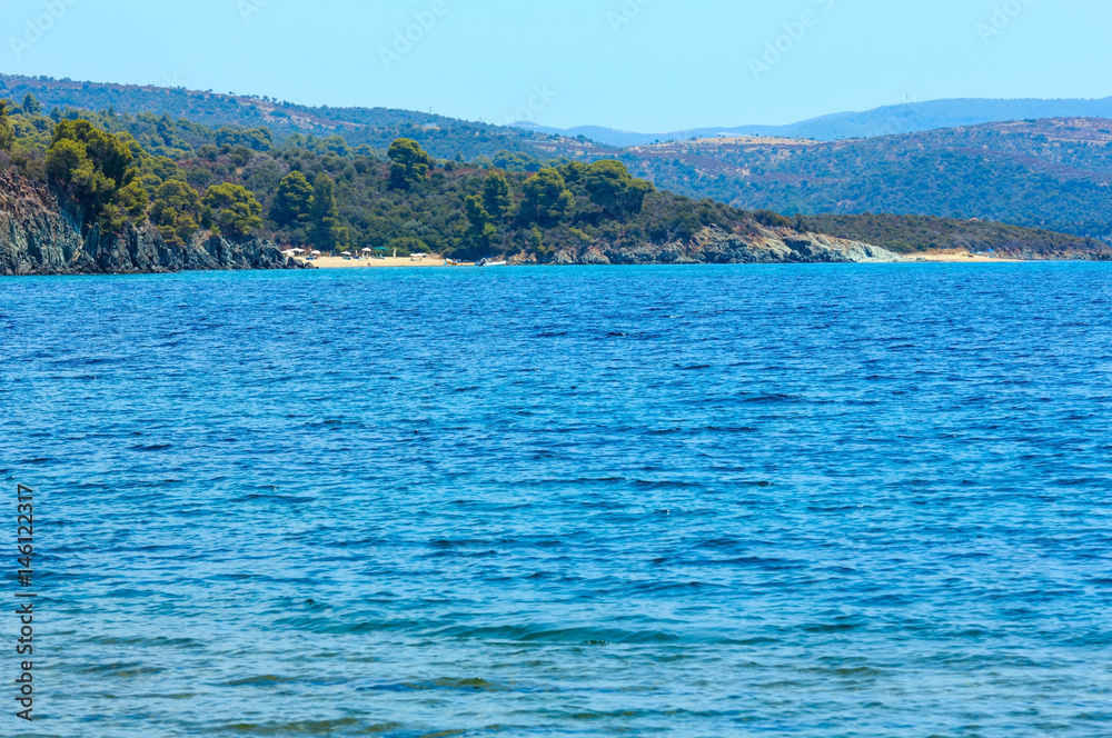 Aegean coast, Sithonia, Greece.