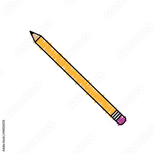 pencil school isolated icon vector illustration design