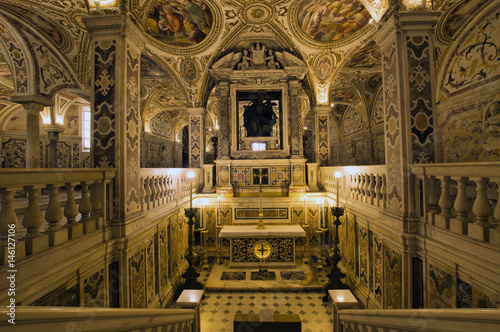 Salerno cathedral crypt photo