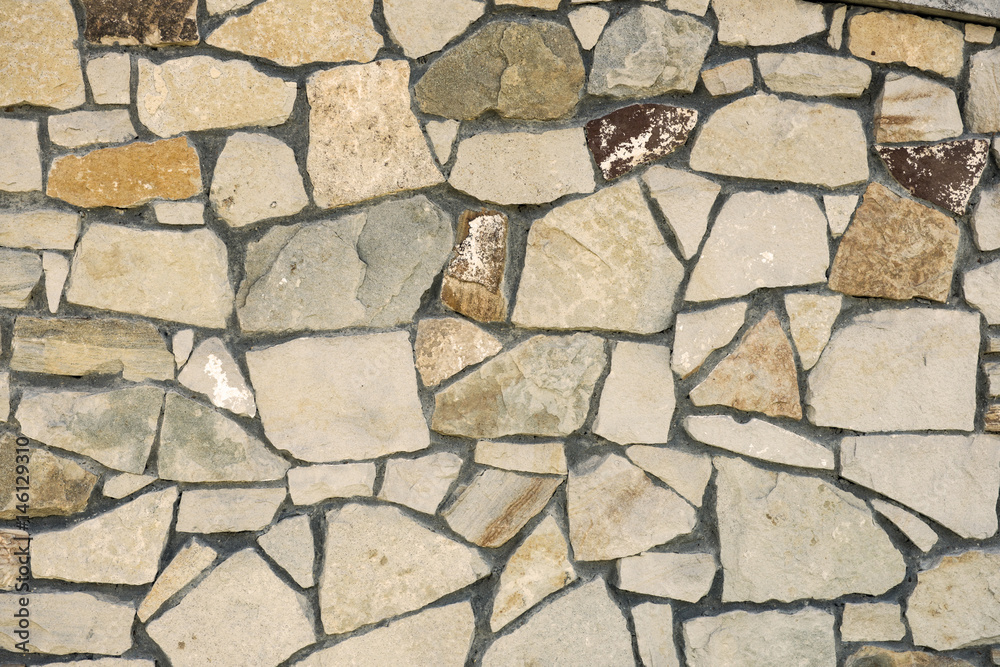 Obraz premium Wall texture with stone