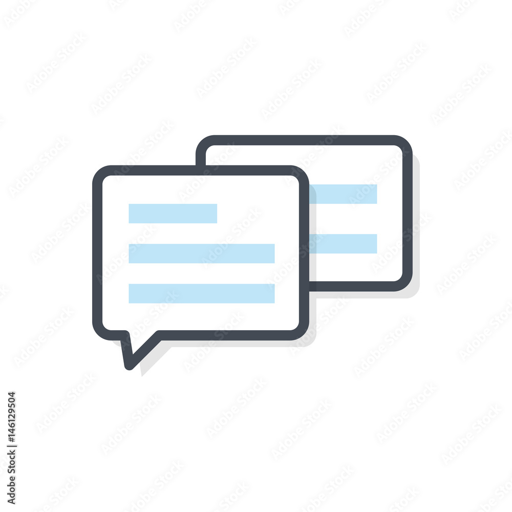 chat message speaking colored icon chat message speaking colored icon
