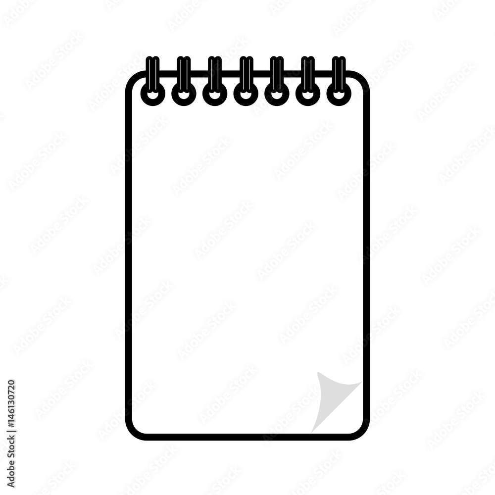 notebook school isolated icon vector illustration design notebook school isolated icon vector illustration design