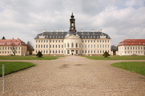 The historic Castle Hubertusburg in Saxony, Germany