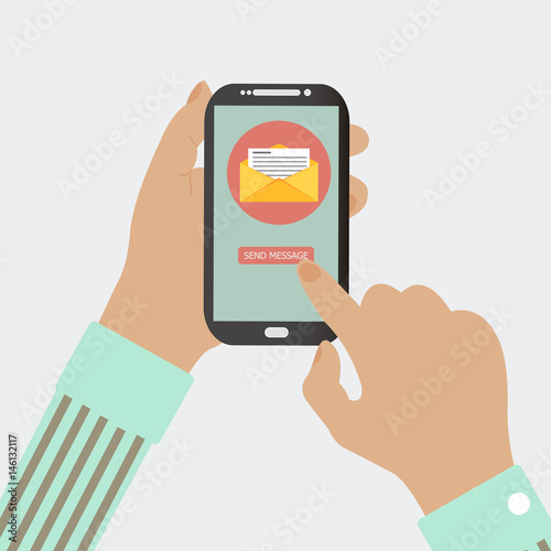 MOBILE PHONE SEND MESSAGE