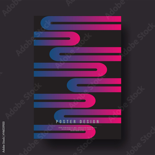 Abstract Geometric Shapes Cover Design layout for banners, wallpaper, flyers, invitation, posters, brochure, voucher discount - Vector illustration template
